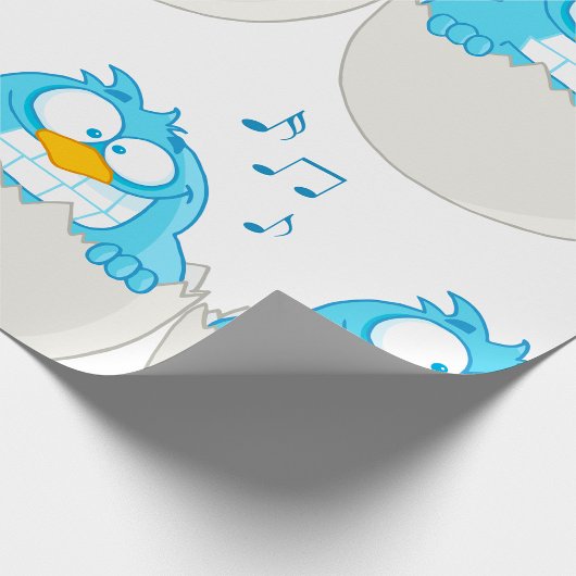 Blue Bird Hatching Cadeaupapier