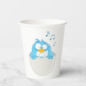 Blue Bird Hatching Papieren Bekers (Voorkant)