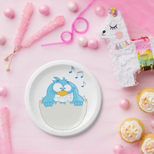 Blue Bird Hatching Papieren Bordje (Feest)