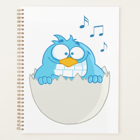 Blue Bird Hatching Spiral Planner (Voorkant)