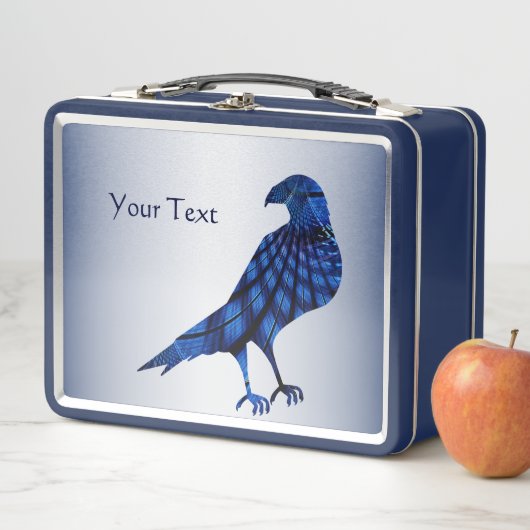 Blue Bird Metal Lunchbox (In situ)