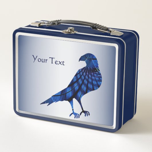 Blue Bird Metal Lunchbox (Voorkant)