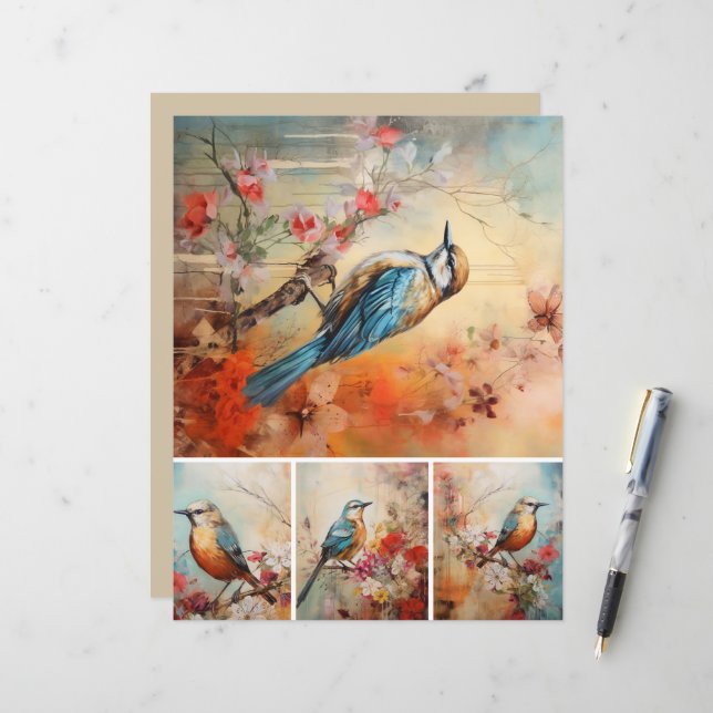 Blue Bird mix (Voorkant / Achterkant in situ)