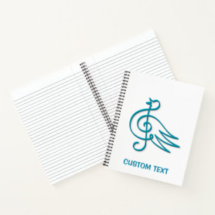 Blue Bird Music Notitieboek
