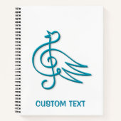 Blue Bird Music Notitieboek (Voorkant)