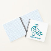 Blue Bird Music Notitieboek (Binnen)
