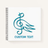 Blue Bird Music Notitieboek (Voorkant)