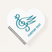 Blue Bird Music Notitieboek (Voorkant)