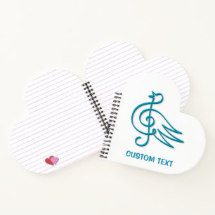 Blue Bird Music Notitieboek