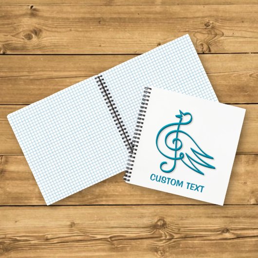Blue Bird Music Notitieboek