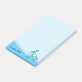 Blue Bird Music Post-it® Notes (Schuin)