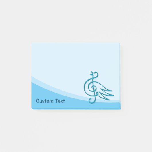Blue Bird Music Post-it® Notes (Voorkant)
