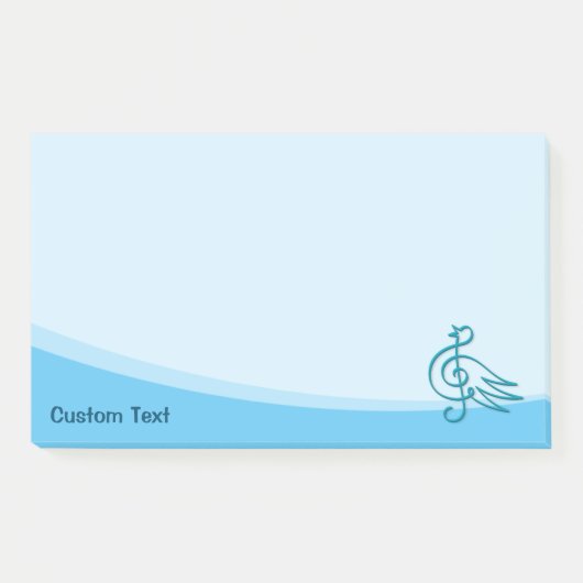 Blue Bird Music Post-it® Notes (Voorkant)