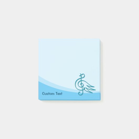 Blue Bird Music Post-it® Notes (Voorkant)