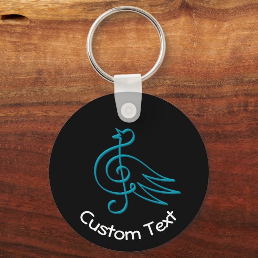 Blue Bird Music Sleutelhanger (Voorkant)