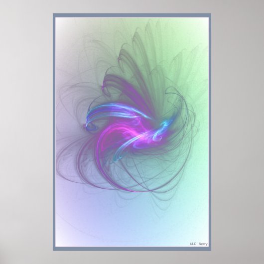 Blue Bird of Grace Poster (Voorkant)