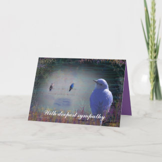Blue Bird of Happiness Wenskaarten Verjaardag +++ Kaart