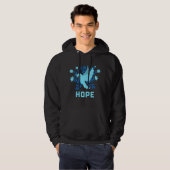 Blue Bird of Hope and Peace - Dove Hoodie (Voorkant volledig)