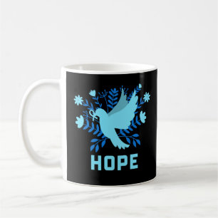Blue Bird of Hope and Peace - Dove Koffiemok