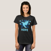 Blue Bird of Hope and Peace - Dove T-shirt (Voorkant volledig)