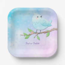 Blue Bird Paper Bord