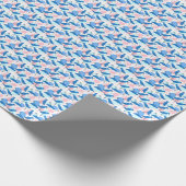 Blue Bird Party Cadeaupapier (Hoek)