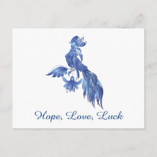 Blue Bird Phoenix Briefkaart