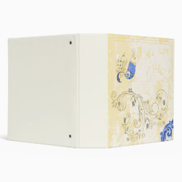 Blue Bird Retro Floral Fine Art 1" Multomap