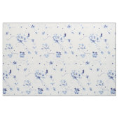 Blue Bird Roos Chinoiserie Floral Stof (Fat Quarter)