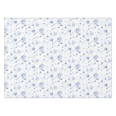 Blue Bird Roos Chinoiserie Floral Tafelkleed (Voorkant (Horizontaal))