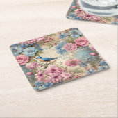  Blue Bird Serenade Kartonnen Onderzetters (Schuin)