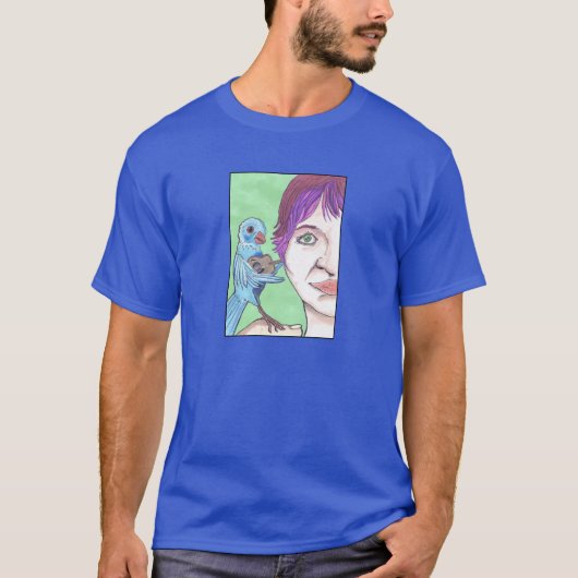 Blue Bird Serenade  T-shirt (Voorkant)