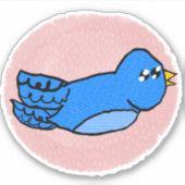 Blue Bird Sticker (Voorkant)