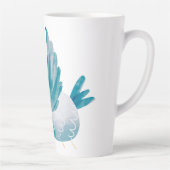 Blue Bird Twin Baby shower Latte Mok (Rechts)