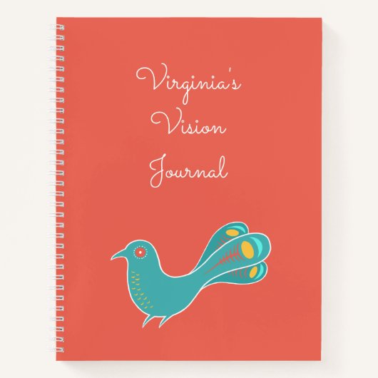  Blue Bird Vision Journal Notitieboek (Voorkant)
