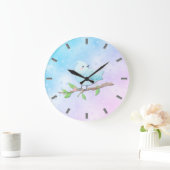 Blue Bird Wall Clock Grote Klok (Huis)