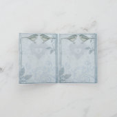 Blue Bird Wedding Bedankt (Binnen)