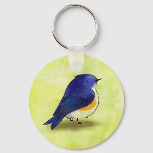Blue Birdie Sleutelhanger (Voorkant)