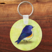Blue Birdie Sleutelhanger (Voorkant)