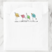 Blue Birdies Stickers (Tas)