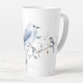 Blue Birds and Branches Latte Mok (Rechterhoek)