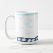 Blue birds mug-ceramic koffiemok (Links)