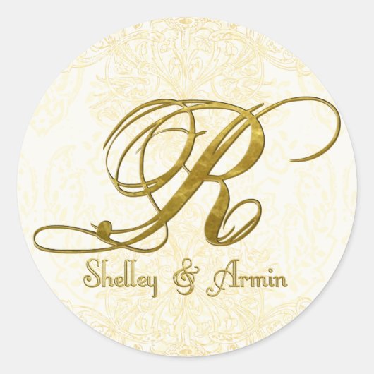 Blue Birds of Happiness Ronde Sticker (Voorkant)