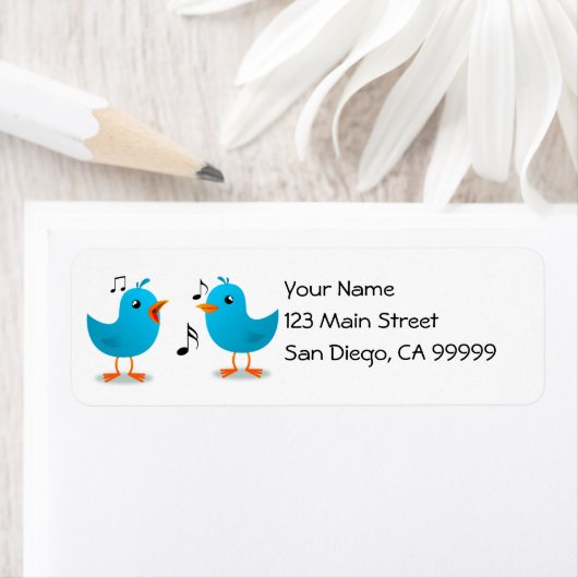 Blue Birds Serenade Etiket (Insitu)