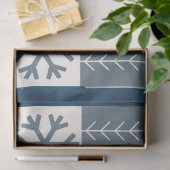 Blue Birds & Snowflakes Christmas Winter Decoupage Tissuepapier (Geschenk)