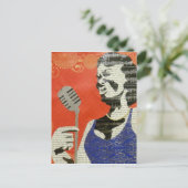 Blue Birds Song Briefkaart (Staand voorkant)