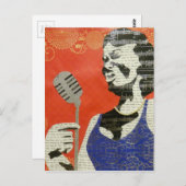 Blue Birds Song Briefkaart (Voorkant / Achterkant)