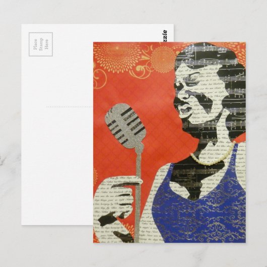 Blue Birds Song Briefkaart (Voorkant / Achterkant)