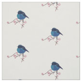 Blue Birds Spring Art Stof (Swatch)