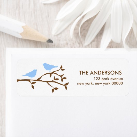 Blue Birds Wedding Etiket (Insitu)